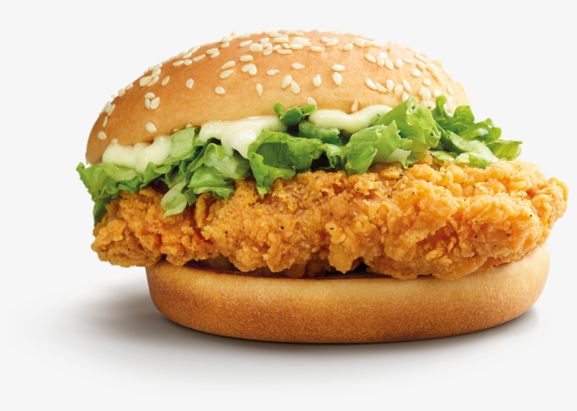 Mcdonald's Singapore - Red Hot Spicy Peppers Burger Mcdonalds, transparent png #8238200