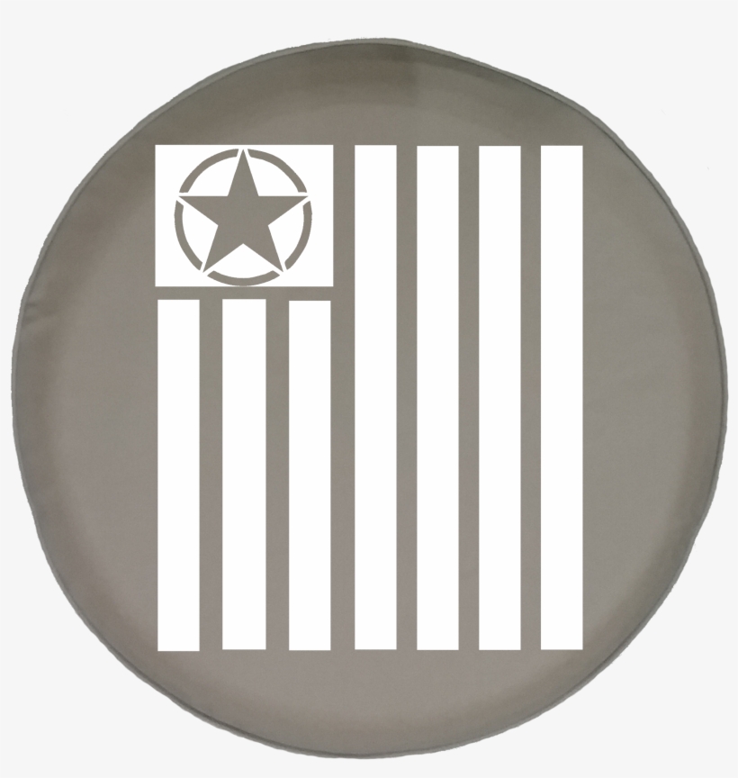 Jeep Liberty Tire Cover With Tactical Military Star - Postcard Mark, transparent png #8238260