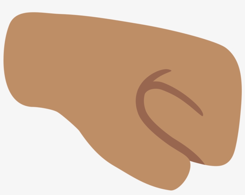 Emoji U1f91c 1f3fd, transparent png #8238609