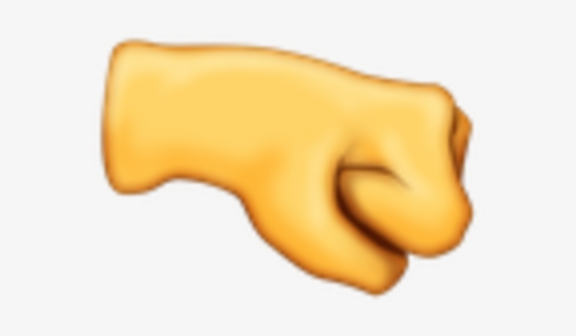 Right Facing Fist H - Side Fist Bump Emoji, transparent png #8238742