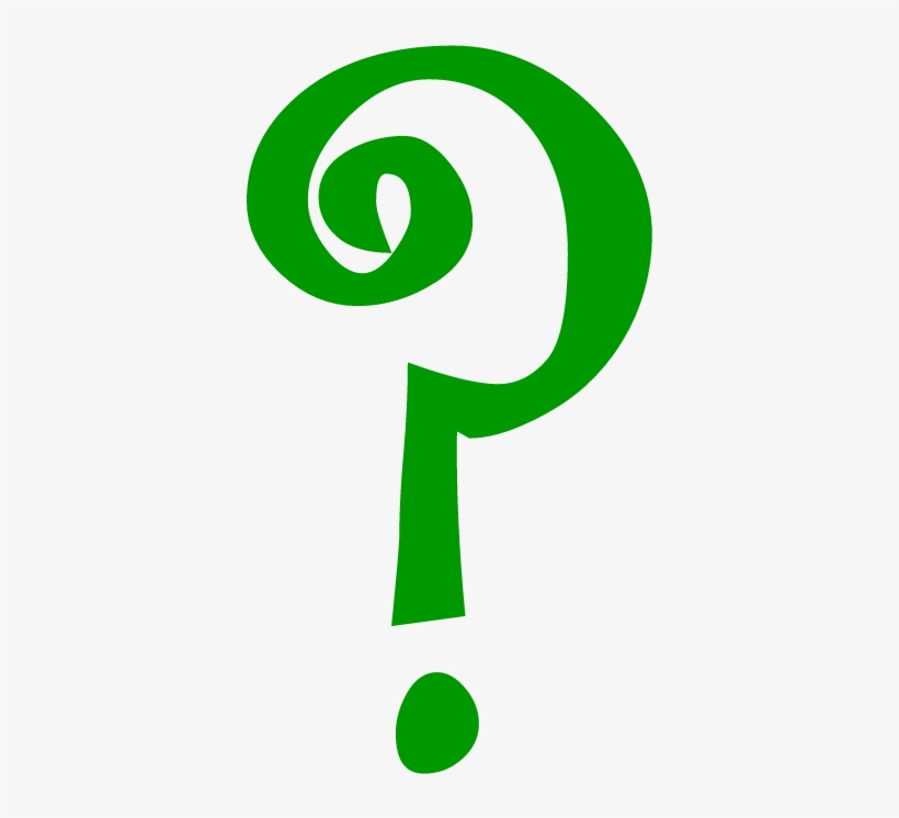 Question Mark Clipart Lime Green - Signo De Interrogacion Verde, transparent png #8238905