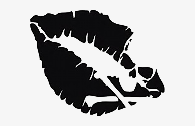 Skull Lips Decal - Kiss Of Death Lips, transparent png #8239012