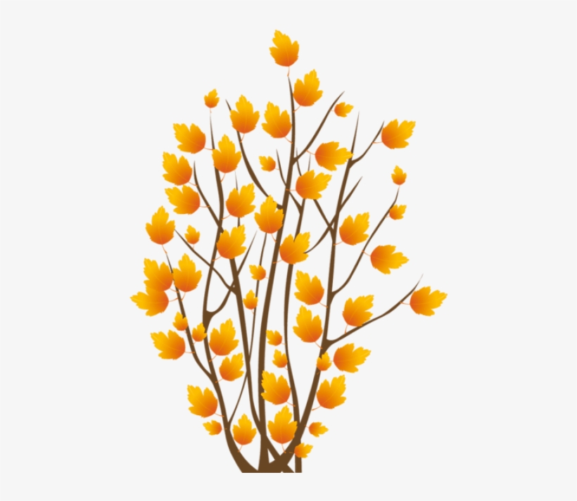 Free Png Fall Bush Png Images Transparent - Tree Autumn Vector, transparent png #8239558