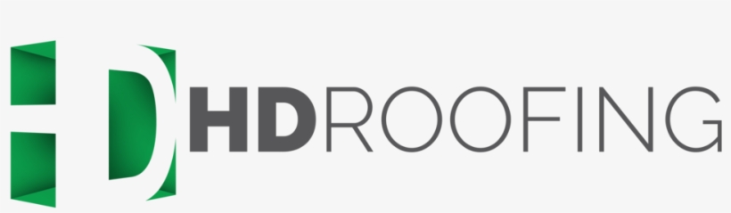 Hd Roofing - Horizontal Logo - Color, transparent png #8239588