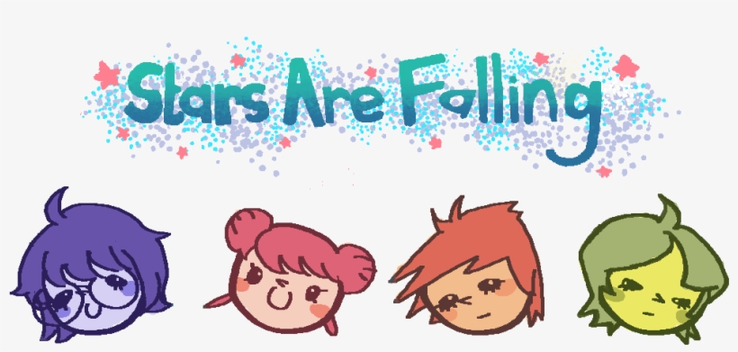 Stars Are Falling - Cartoon, transparent png #8239795