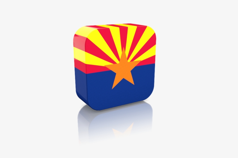 Illustration Of Flag Of<br /> Arizona - Illustration, transparent png #8239993