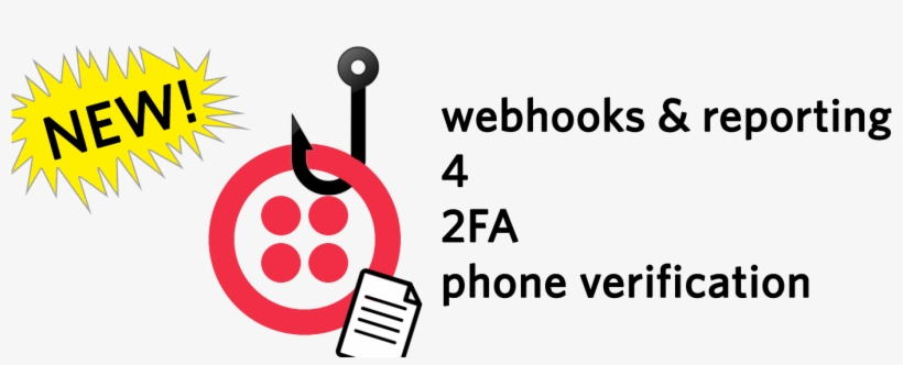 New Webhooks And Reporting For Twilio Authy And Verify, transparent png #8240599