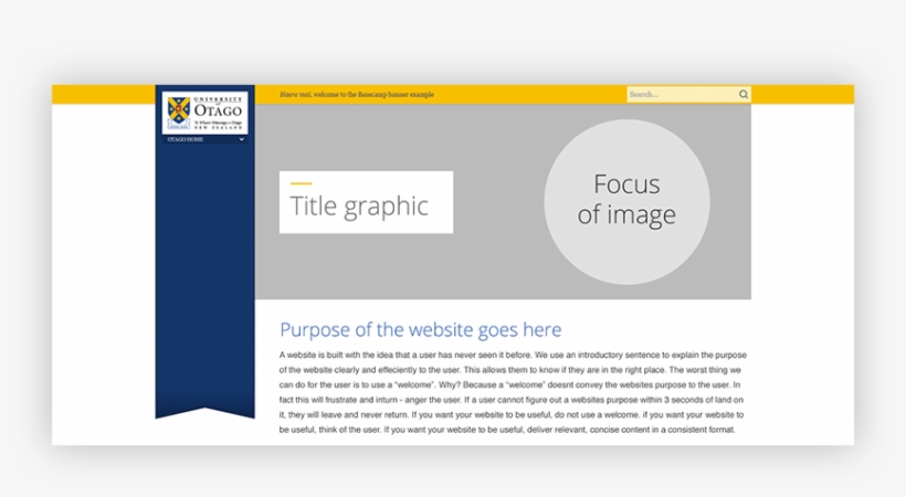 At Web Services, We Have 3 Different Banner Options - University Of Otago, transparent png #8240658