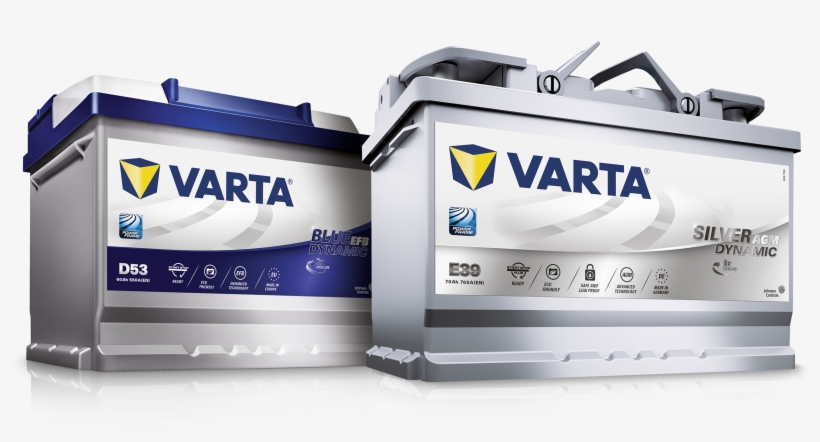 Debut For Latest Varta Agm, Efb Batteries - Battery Varta, transparent png #8240855
