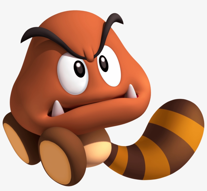 Super Mario Bros Wii Kuribo Goomba Usb Battery - Super Mario 3d Land Goomba, transparent png #8240953