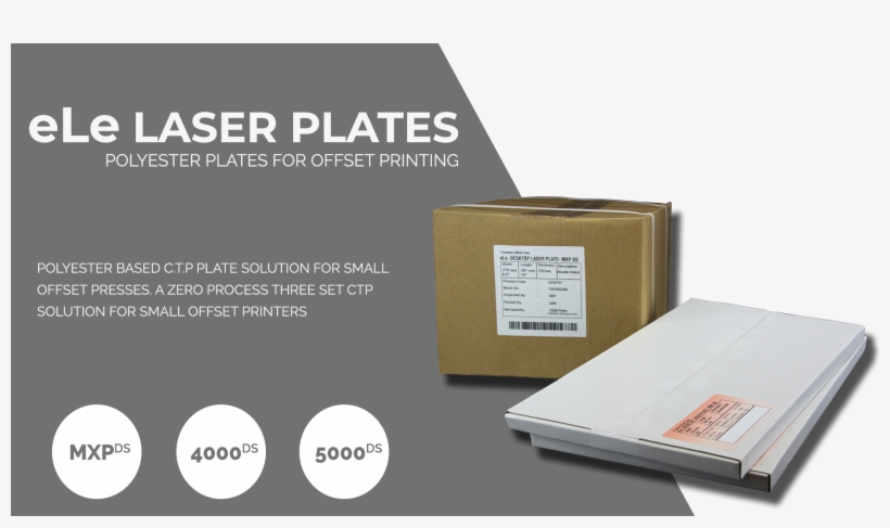 Ele Laser Polyester Plates - Carton, transparent png #8241076