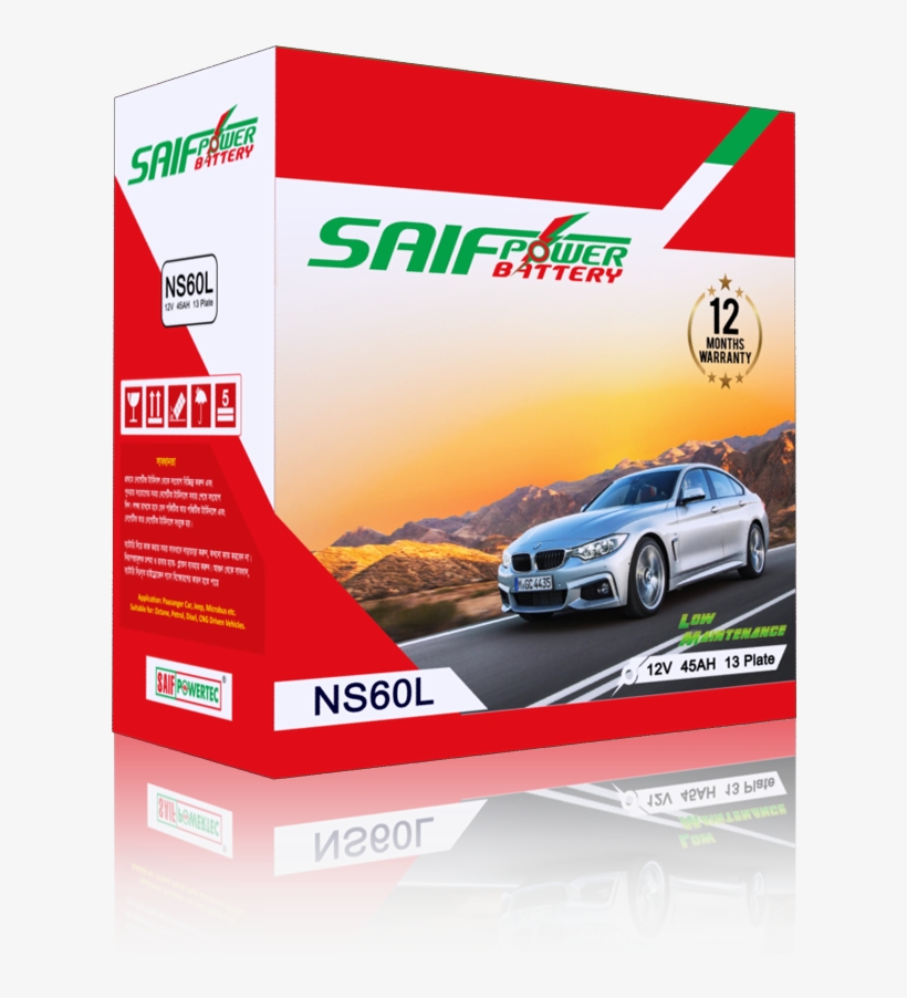 Saif Passenger Car Battery - Flyer, transparent png #8241290