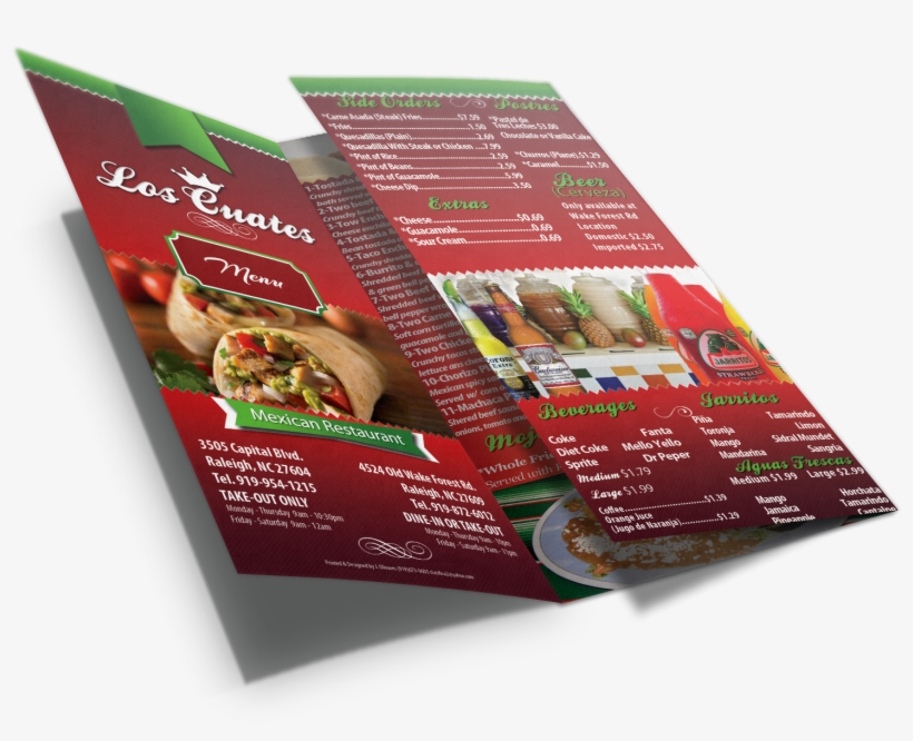 5″ X 11″ Brochure / Menu - Flyer, transparent png #8241336