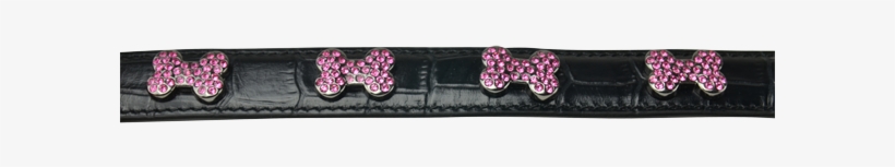 Monarch Black Pink Diamonds Collar - Paisley, transparent png #8241457