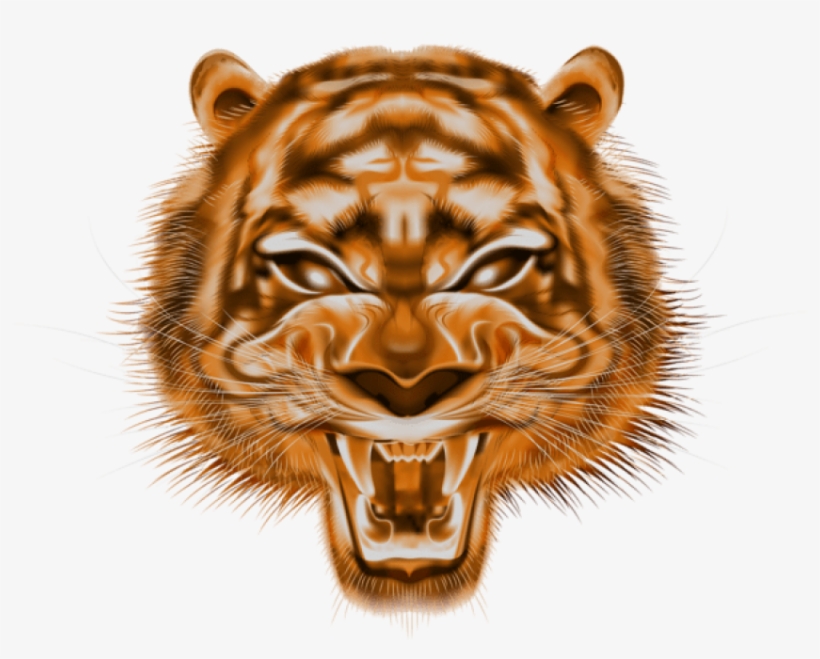Free Png Download Decorative Tiger Head Png Images - Siberian Tiger, transparent png #8241634