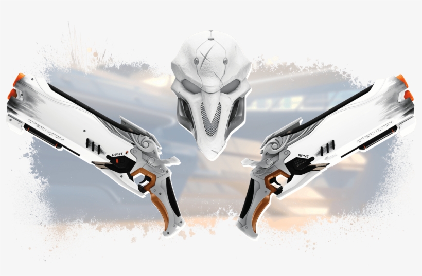 2 Nerf Overwatch Reaper Blasters - Nerf Rival Overwatch Reaper, transparent png #8241713