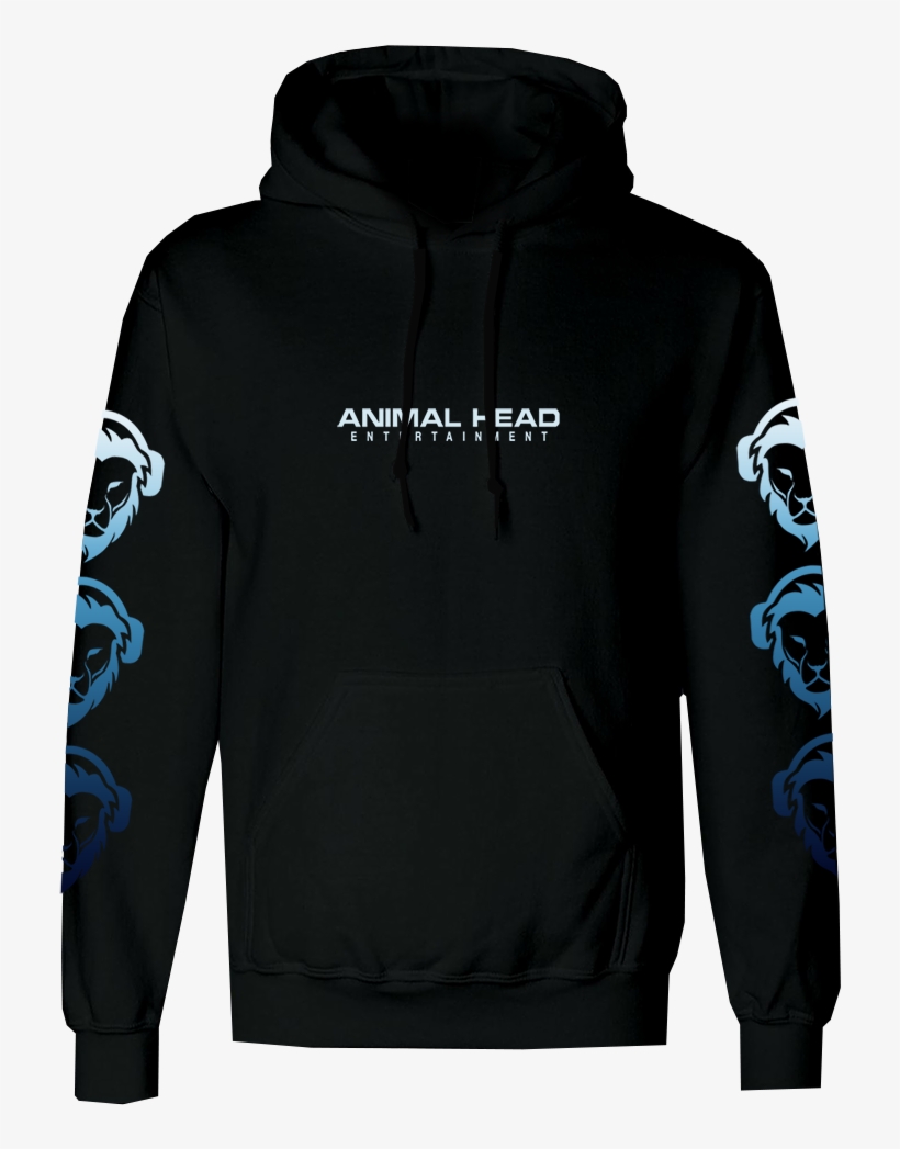 Gradient Logo Hoodie - Hoodie Sleeve Print Area, transparent png #8241956