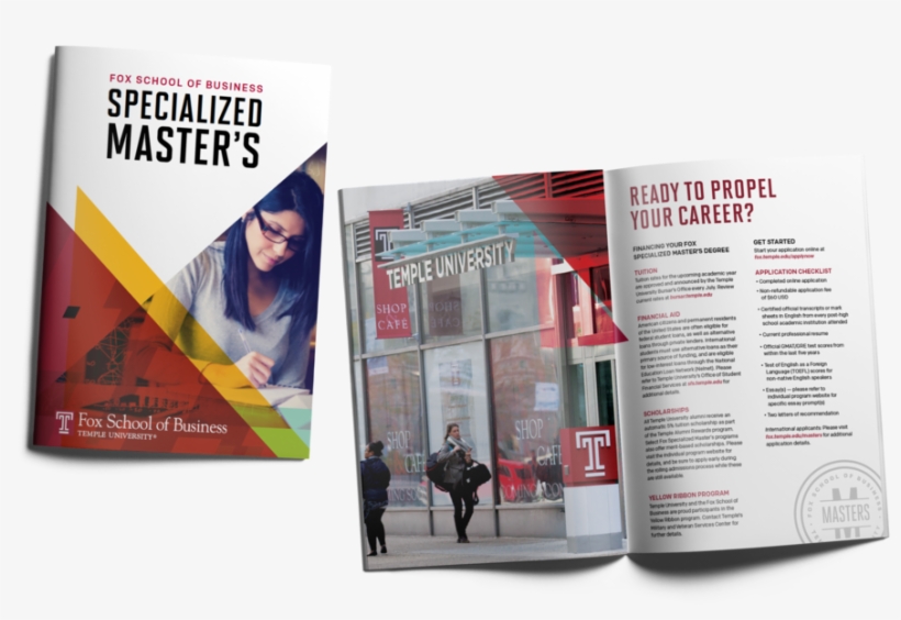 Ms Brochure Mock - Flyer, transparent png #8242398