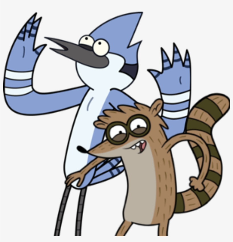 Mordecai And Rigby - Rigby Regular Show Png, transparent png. 