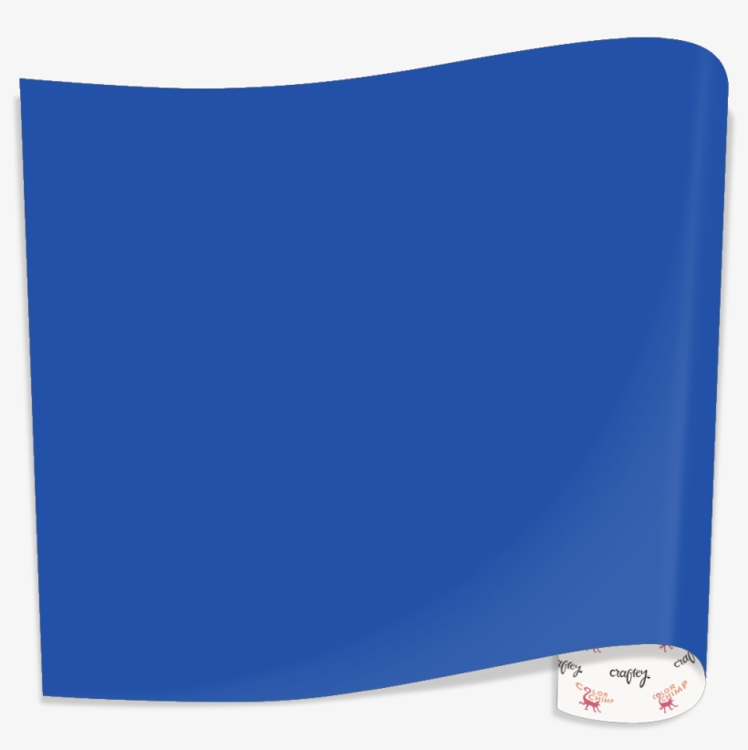 Color Chimp Stretch 12" X 3' Heat Transfer Vinyl - Blue Vinyl Sheets, transparent png #8243688