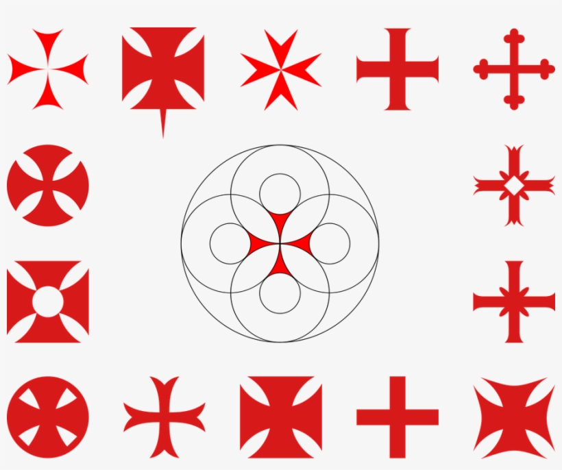 Does The Ancient Templar Cross Contain Codes That Support - Templar Crosses, transparent png #8243729