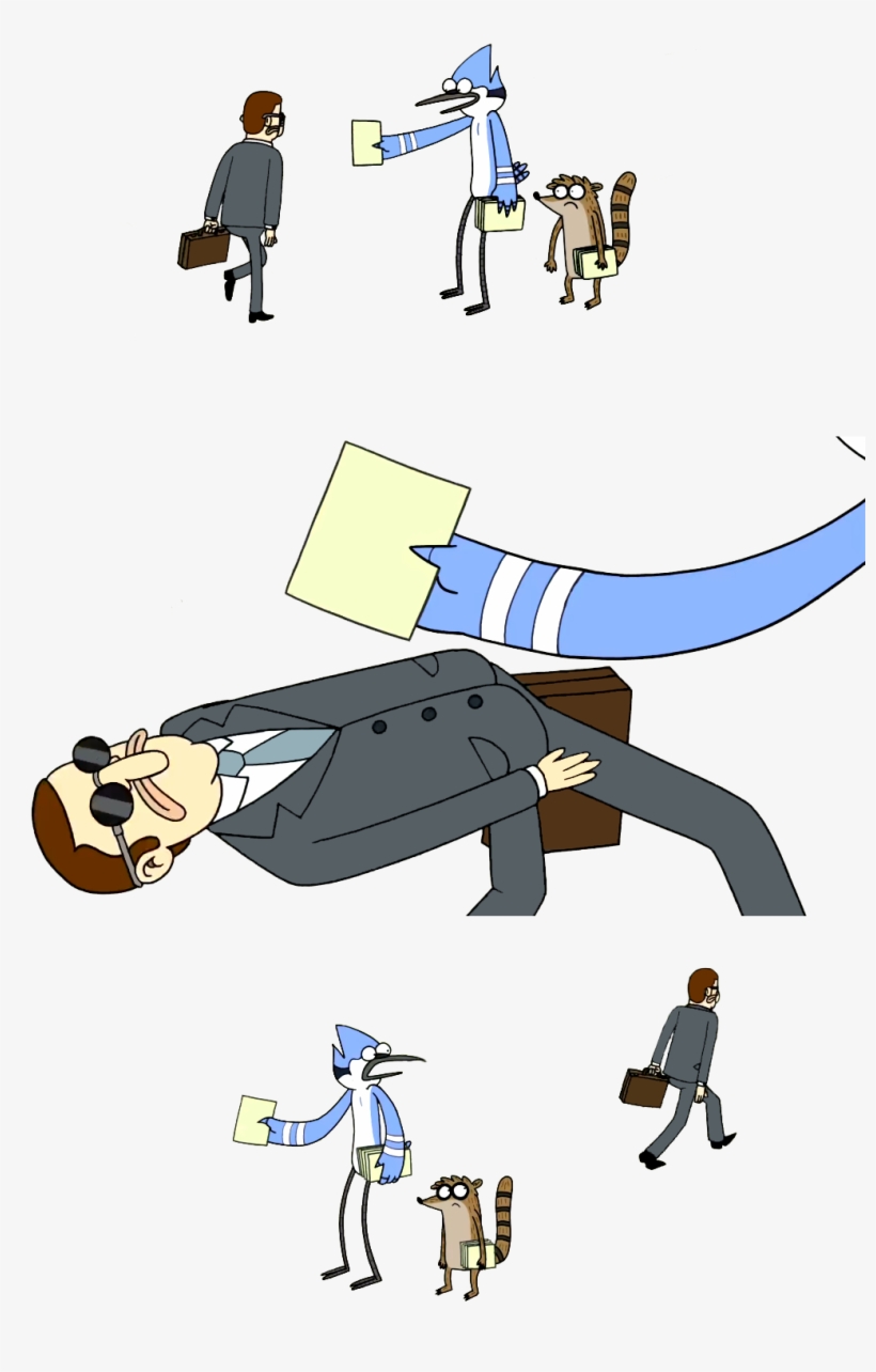 28 November, - Regular Show Meme Template, transparent png #8243794