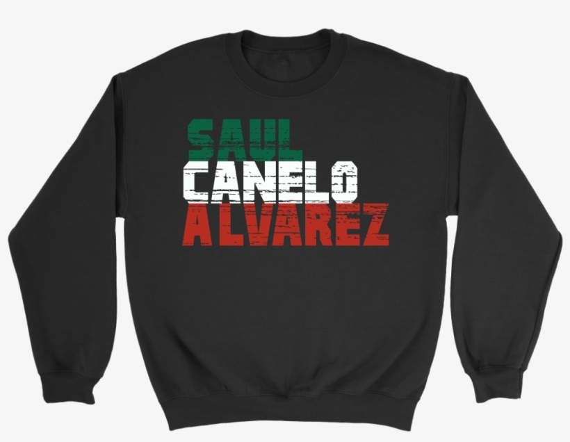 Canelo Alvarez Blocktext Sweatshirt - Long-sleeved T-shirt, transparent png #8244392