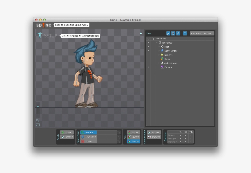 Spine1 - Skeletal Animation, transparent png #8245013