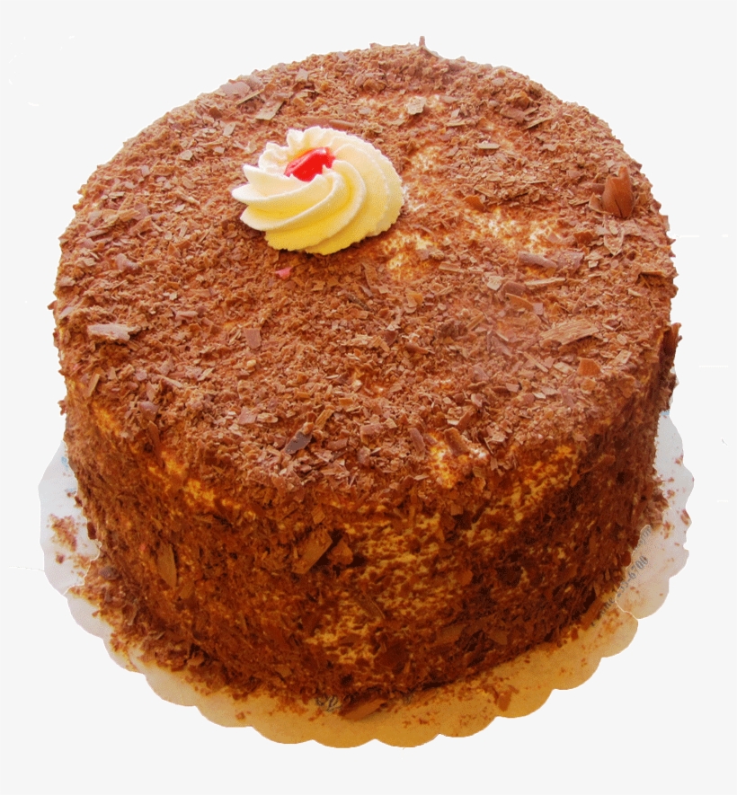 Cakechocolate With Custardv - Chocolate Cake, transparent png #8245785