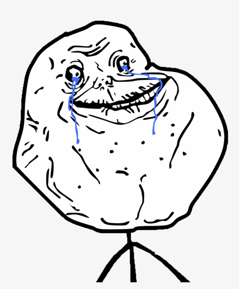 Forever Alone Png, transparent png #8245811