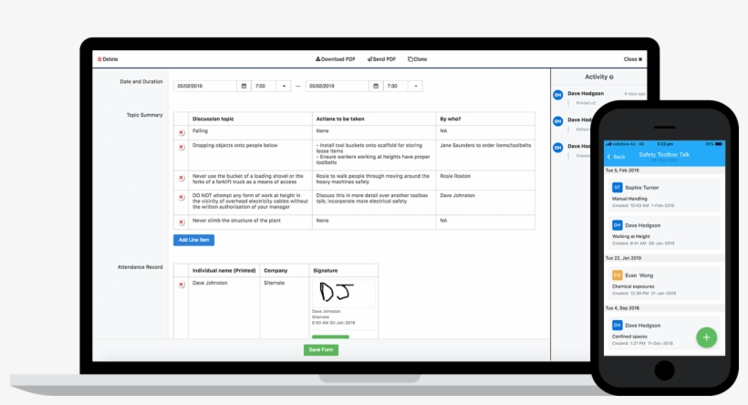 Access And Complete Your Toolbox Talks From Any Device - Quality Management, transparent png #8246146