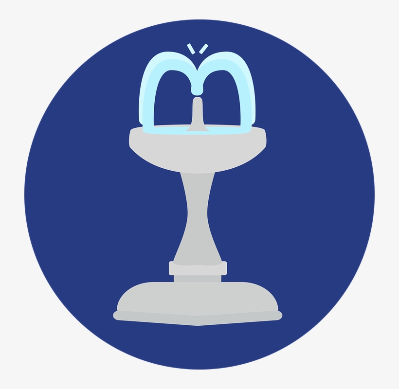 Fountain Water Fresh - Fonte De Agua Png, transparent png #8246740