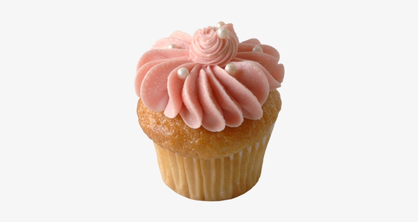 Fancy Mini Strawberry Cupcake - Cupcake, transparent png #8246804