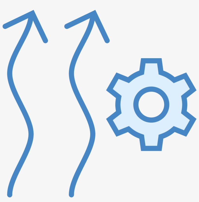 The Icon Resembles Two Squiggly Vertical Arrows That - Reinvestment Icon, transparent png #8246899