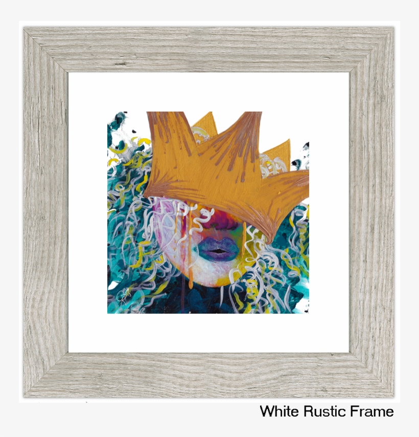 White Rustic Frame - Picture Frame, transparent png #8247142