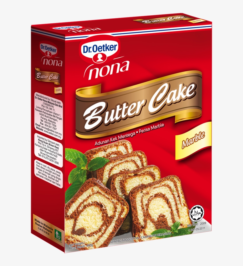 Butter Cake Marble - Dr Oetker Nona Brownies, transparent png #8247725