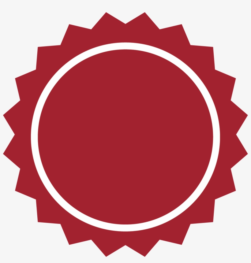 Red Round Wave Outline Banner - Maks, transparent png #8248463