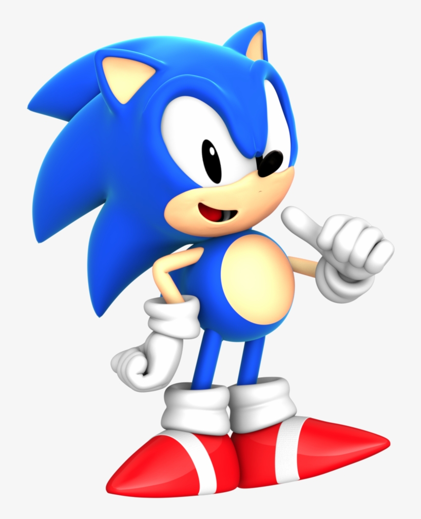 Classic Sonic Png - Sonic Mania Sonic 3d, transparent png #8249500