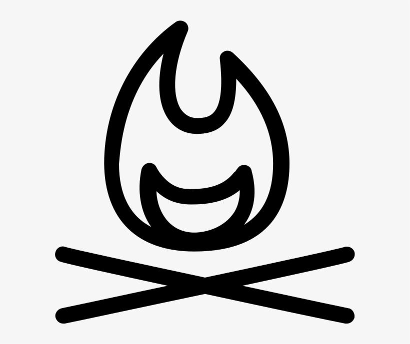 Campfire, transparent png #8249587