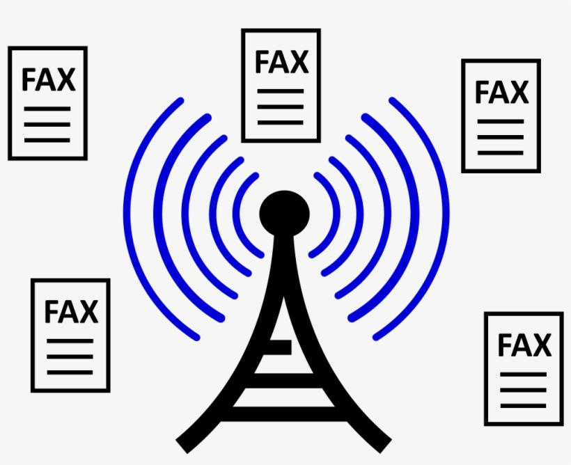 Fax Broadcasting - Radio Waves Png, transparent png #8249894