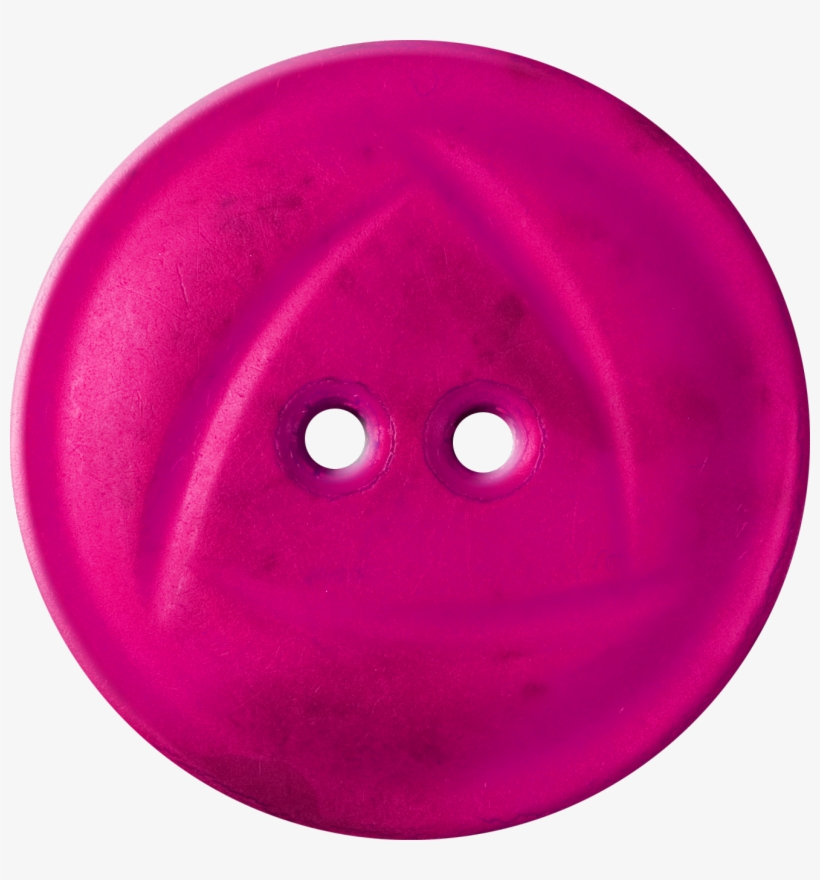 Button With Rounded Triangle Design, Fuschia - Circle, transparent png #8249994