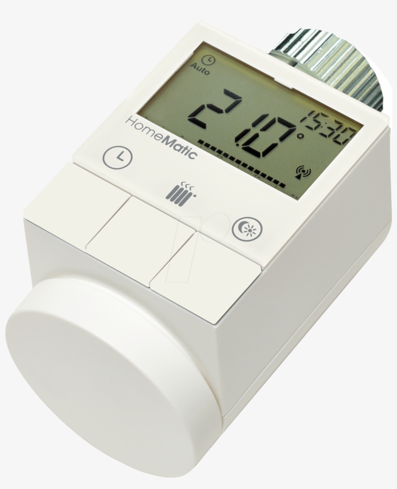 Radio-controlled Radiator Thermostat Homematic - Radiator Thermostat Z Wave, transparent png #8250217