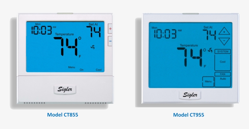 Picture Pro1-iaq Thermostat Ct855 Ct955 - Digital Clock, transparent png #8251239