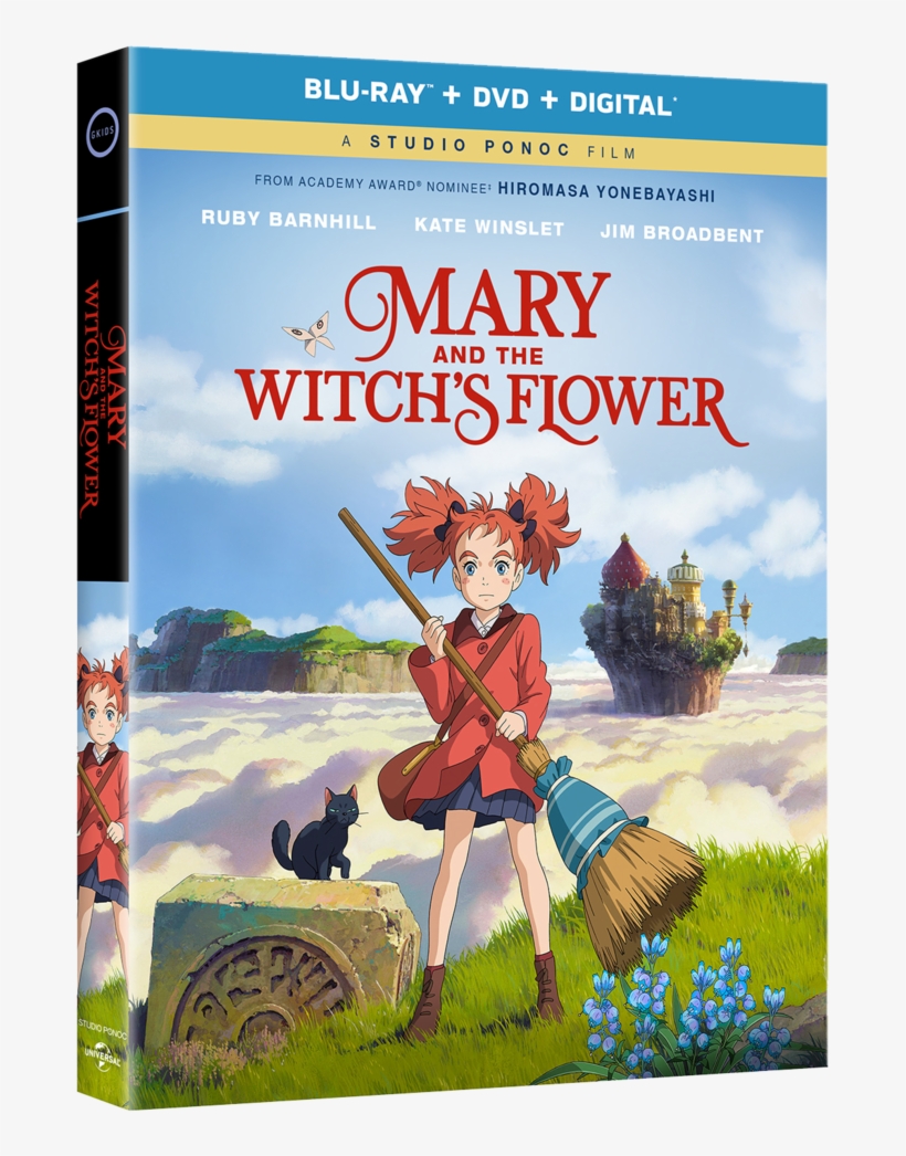 Mary And The Witch's Flower - Mary And The Witch's Flower Bluray, transparent png #8251341