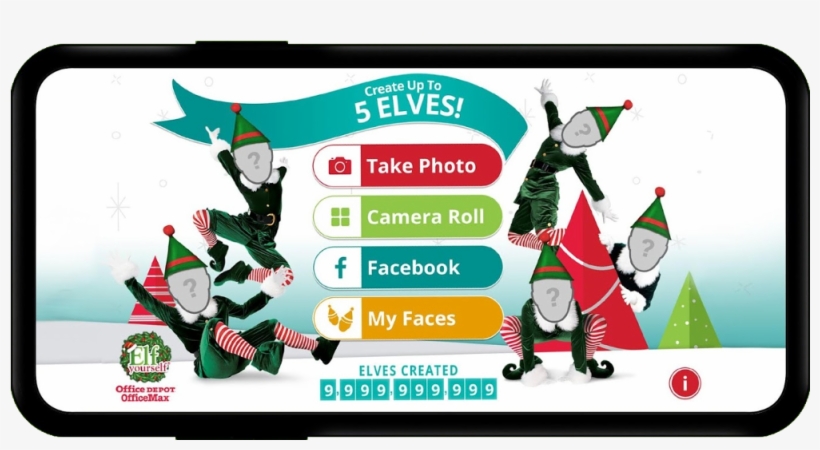 Large Elf Yourself Office, transparent png #8252371