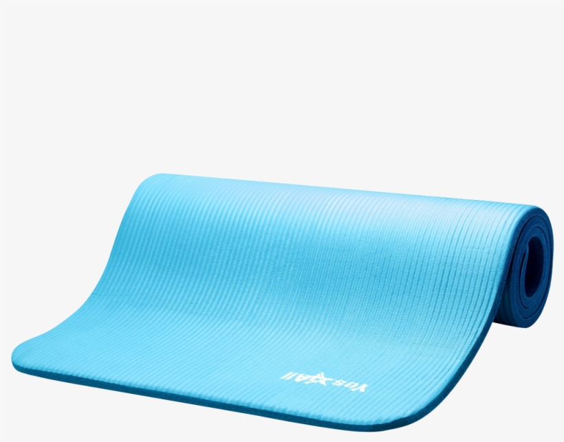 Extra Thick Exercise Yoga Mat With Carry Strap 4 - Exercise Mat, transparent png #8252535