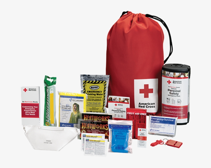 Be Red Cross Ready - Tsunami First Aid Kit, transparent png #8252635