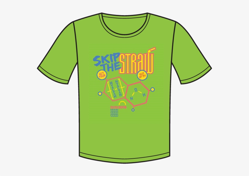 Skip The Straw T-shirt - Active Shirt, transparent png #8253093