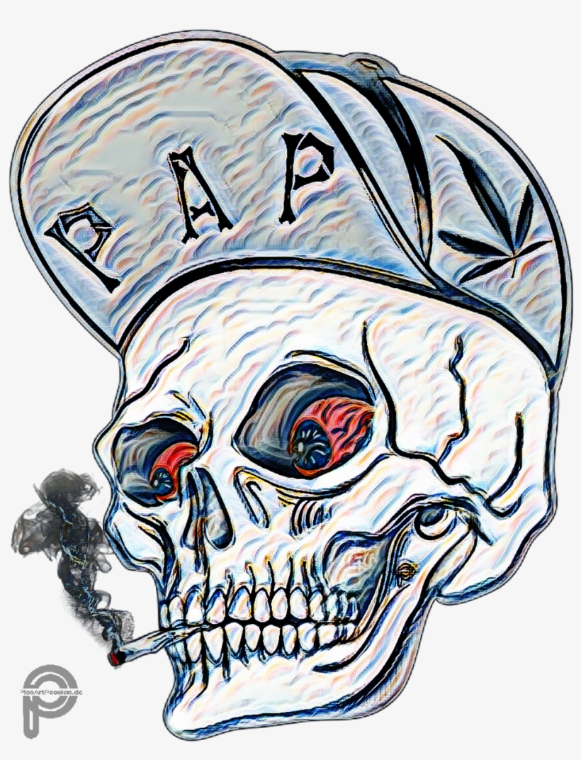 Skeletonface Sticker - Skull, transparent png #8253195