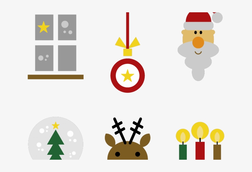 Merry Christmas Clipart Icon - Clip Art, transparent png #8253278